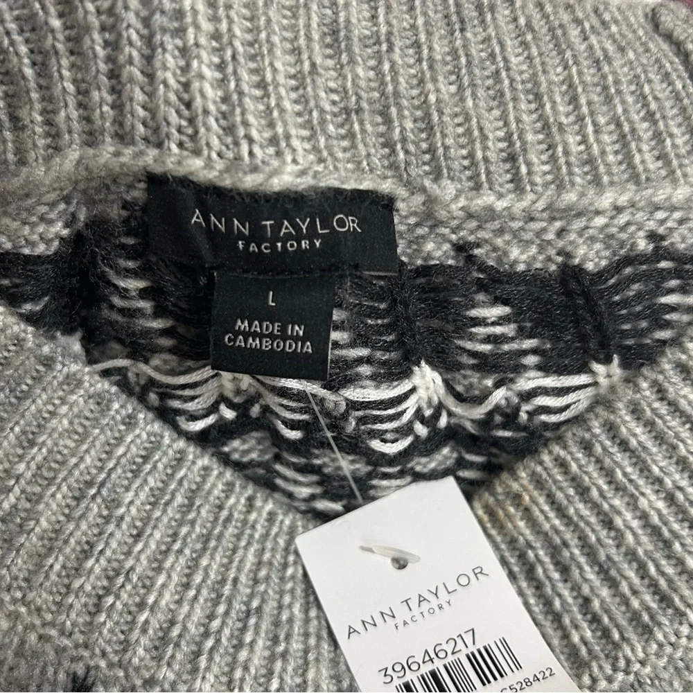 NWT Women’s Ann Taylor Fair Isle Sweater, large